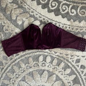 Victoria Secret Corset Crop Top Sleeveless